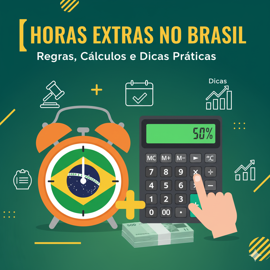 Horas Extras no Brasil: Regras, Cálculos e Dicas Práticas 3 horas extras no Brasil